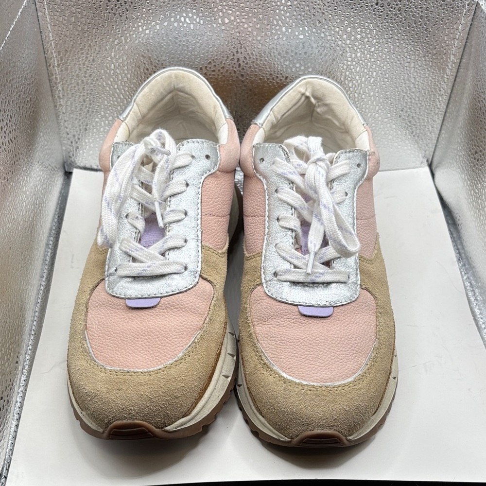 Pre-owned Madewell Pink and Tan Sneakers